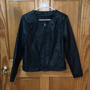 Faux Leather Jacket
